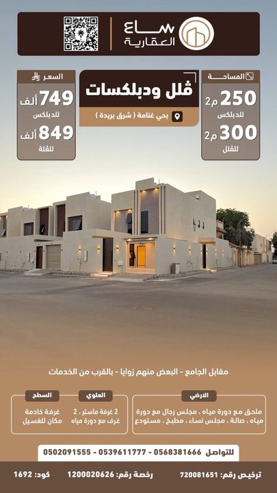 فله حي غنامة (شرق بريدة)